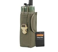 EXCELLENT ELITE SPANKER Tactical Universal Radio Holster Pouch Holder Case Bag Molle Adjustable Military Walkie Talkie Holder(Ranger Green)