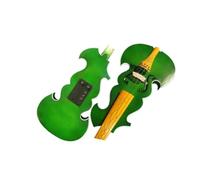 Excellent Green Color Model 4/4 Electric Violin Acoustic Violin 4/4 Violin Starter Package