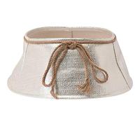 Excellent Houseware Textile 40cm Christmas Tree Stand Skirt Cover (Silver)