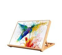 Excellent Modifiable Beechwood Computer Stand for Artists Providing Multiple Corner Preferences and Easy Bending Mechanism Drawing Stand