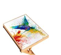 Excellent Modifiable Beechwood Computer Stand for Artists Providing Multiple Corner Preferences and Easy Bending Mechanism Drawing Stand