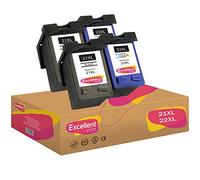 Excellent Print 21XL 22XL Compatible Ink Cartridges for HP Officejet 4300 4315 Deskjet 3920 F4180