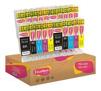 Excellent Print PGI-520 CLI-521 520 521 Compatible Ink Cartridges for Canon Pixma MP560 MP620 iP3600 iP4700