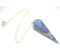 Excellent Sodalite Dowser Pendulum Crystal Healing Reiki FENG Shui Men Women Gift Positive Energy Metaphysical Gemstone Health Wealth Meditation Success Concentration Psychic Wellness
