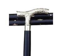 EXCELLENT STORE - Victorian Style Brass Walking Stick with Gold Handle Victorian Antique Wood 36 Inches for Men and Women