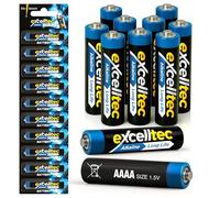 Excelltec 10Pk Long Lasting AAAA Batteries Compatible with Surface Pen & Lenovo Pen | AAAA Battery for Medical Devices | Reliable 1.5V Power Source | Quadruple A Alkaline 4A High Performance
