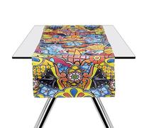 Excelsa Acapulco Table Runner, 60% Cotton, 40% Polyester, 45 x 140 cm, Multi-Colour