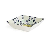 Excelsa Amalfi Set of 6 Ceramic Soup Bowls, 17 x 17 cm, Mediterranean, Blue and Yellow