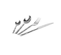 Excelsa Bamboo Cutlery Set 24 Pieces, Stainless Steel 18/0