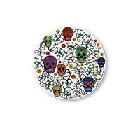 Excelsa Calavera Trivet, Dolomite ceramic and cork, Cm. 16 x 16