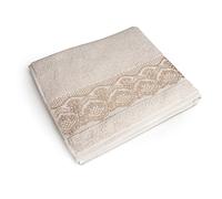 Excelsa Country Spa Towel, Medium, Cotton, Écru, 27 x 25 x 3 cm