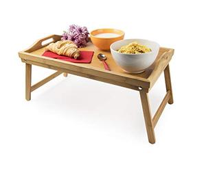 Excelsa Eco Living Folding Bed Tray, Bamboo