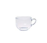 Excelsa Essential Set of 3 Large Jumbo Glass Mugs, Clear, 3 Unità (Confezione da 1), 3