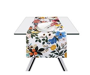 Excelsa Fiori Frida Table Runner 100% Cotton 140 x 45 cm