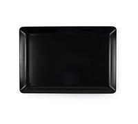 Excelsa Happy Hour Rectangular Tray, 45 x 31 x 3 cm, Melamine, Black
