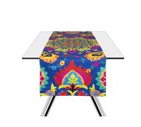 Excelsa New Delhi 100% Cotton Table Runner 45 x 140 cm - Multi-Colour Decor