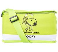 Excelsa Peanuts: Snoopy, 61618 Lunch Bag, Polyester, 7 Litres, Green