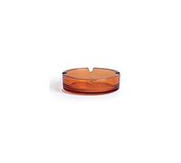 Excelsa Round Ashtray 10.5 cm Glass Orange