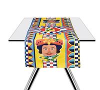 Excelsa Sicilian Rhapsody 45 x 140 cm 60 Percent Cotton 40 Percent Polyester Table Runner, Multi-Colour