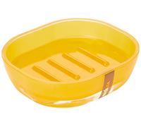 Excelsa Soap Dish, Polystyrol, Yellow, 15.7 x 11 x 4 cm