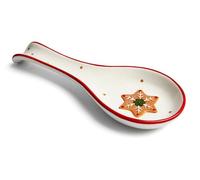 Excelsa Wonderful Ginger Ceramic Spoon Rest Snowflake Decoration