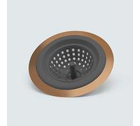 ExcelSteel Silicone Sink Basket Strainer, 4.5", copper