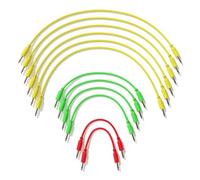 ExcelValley - 12-Pack - Mono Modular Patch Cables TS 3.5mm 1/8 inch Eurorack Synthesizer [12E-Pack]