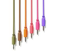 ExcelValley - 6B-Pack - Mono Modular Patch Cables - TS 3.5mm 1/8" Eurorack Synthesizer [30 cm - 12"]