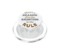 Exception to the Rule Funny Slogan PopSockets PopGrip for MagSafe