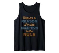 Exception to the Rule Funny Slogan Tank Top