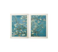 Exceptional Art Almond Blossom - Vincent Van Gogh Set of 2 Prints - 70 x 95cm - Ivory - Set of 2