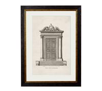 Exceptional Art c.1756 Architectural Studies of Doors - 38 x 50cm - Oxford Slim - Corinthian Door