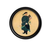 Exceptional Art c.1760 Portrait of the Imperial Bodyguard - Round - 70 x 70cm - Oxford Round