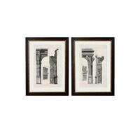 Exceptional Art c.1796 Architectural Studies of Arches - 38 x 50cm - Black - Collection of 2