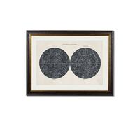 Exceptional Art c.1800 Map of the Constellations - 70 x 95cm - No Mount - Black