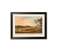 Exceptional Art c.1802 Lucnow Taken From the Opposite Bank of the River Goomty - 70 x 95cm - Oxford