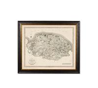 Exceptional Art c.1806 County Maps of England - 84 x 70cm - Black - Norfolk