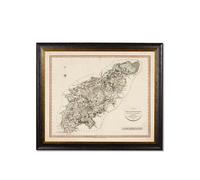 Exceptional Art c.1806 County Maps of England - 84 x 70cm - Black - Northamptonshire