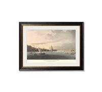 Exceptional Art c.1808 View of London from the Thames - 70 x 95cm - Oxford