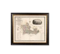 Exceptional Art c.1830 County Maps of England - 70 x 84cm - Black - Berkshire