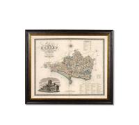 Exceptional Art c.1830 County Maps of England - 70 x 84cm - Black - Dorset