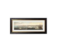 Exceptional Art c.1844 Panoramic Views of New York - 52 x 135cm - Black - New York East