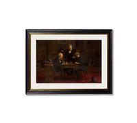 Exceptional Art c.1876 The Chess Players - Thomas Eakins - 95 x 135cm - Oxford Slim