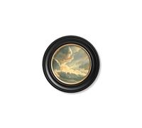 Exceptional Art c1700's Study of Clouds by Simon Denis - Round Frame - 44 x 44cm - Oxford Round