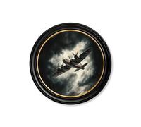 Exceptional Art Fighting Jets - 70 x 70cm - Oxford Round - Lancaster Bomber