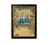 Exceptional Art Imperial Censor and His Wife - 38 x 50cm - Oxford Slim