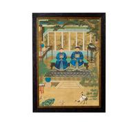 Exceptional Art Imperial Censor and His Wife - 50 x 70cm - Oxford Slim