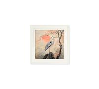 Exceptional Art Japanese Twin Herons - Cream Hurstwood square frame - Cream Hurstwood Square - 44 x 44 cm - Collection of 2