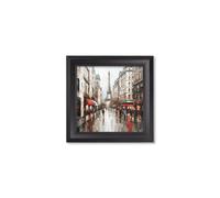 Exceptional Art Paris Eiffel Tower - Black Hurstwood square frame - 44 x 44cm