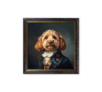 Exceptional Art Sir Barkington - Gentleman Cockapoo Oxford Square Frame - 96 x 96cm